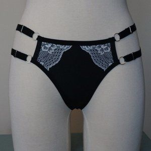 Strappy cage style panties, size S